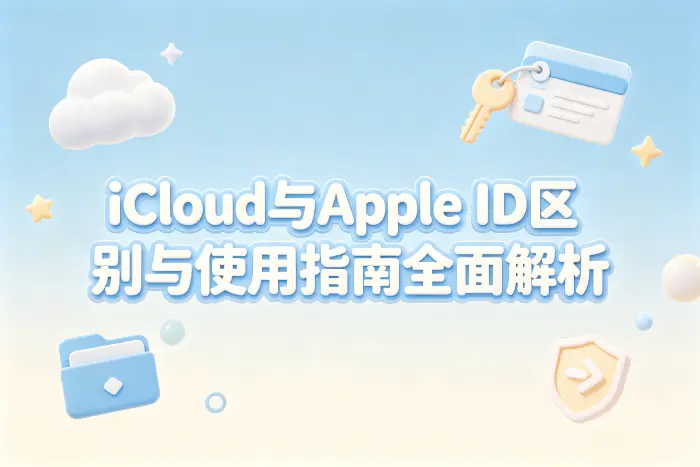 icloud与apple id区别与使用指南全面解析
