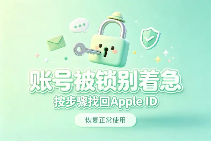 通过官方方式重置密码恢复账号