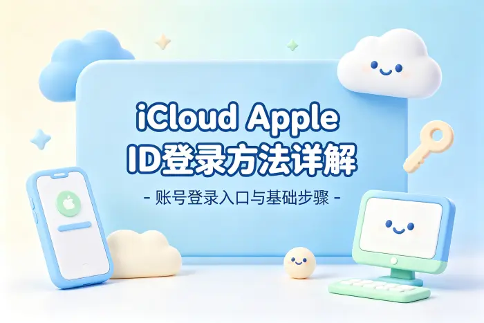 使用icloud apple id登录方法详解