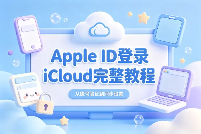 在 iPhone 或 iPad 上登录 iCloud