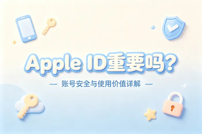 apple id重要吗详解账号安全与使用价值