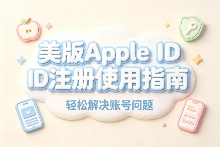 美版apple id注册使用指南轻松解决账号问题