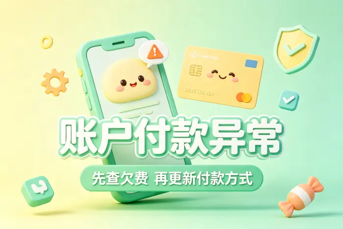 无法支付时可以检查哪些问题