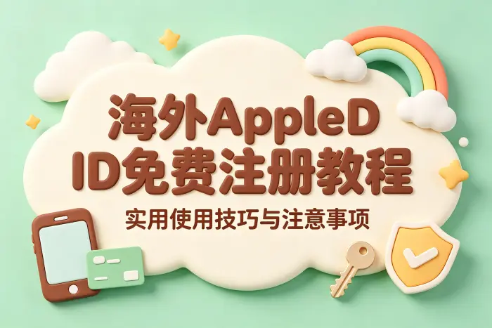 海外apple id免费注册教程及实用使用技巧分享与注意事项