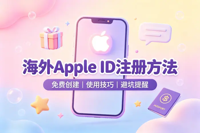 海外 Apple ID 注册基本步骤