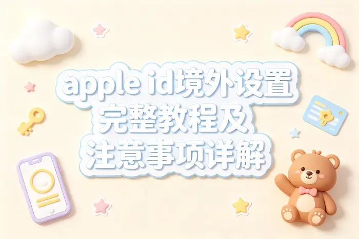 apple id境外注册完整教程及注意事项详解