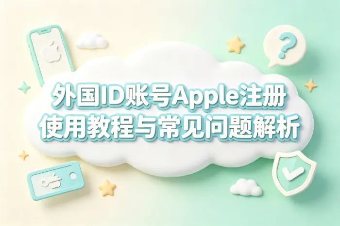 外国id账号apple注册使用教程与常见问题解析
