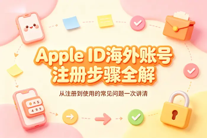 创建外国地区 Apple ID 的基本步骤