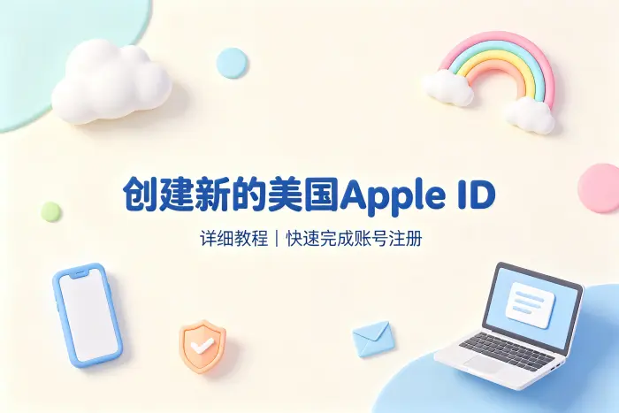 创建新的美国apple id详细教程助你快速完成账号注册