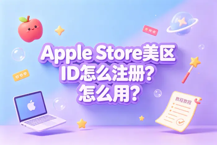 注册完成后如何使用美区账号