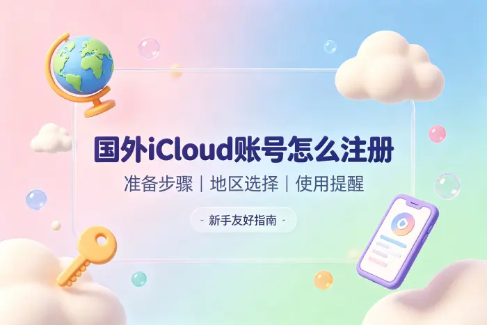 注册国外 Apple 账号前需要准备什么
