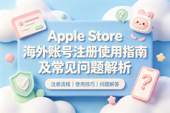 apple store海外账号注册使用指南及常见问题解析