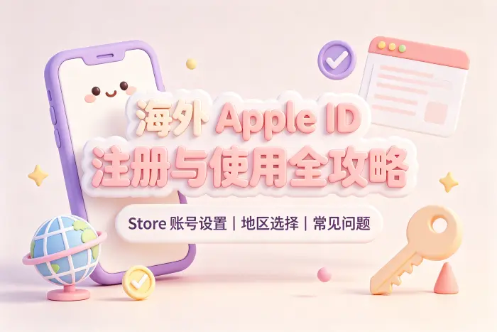 注册海外账号的一般步骤