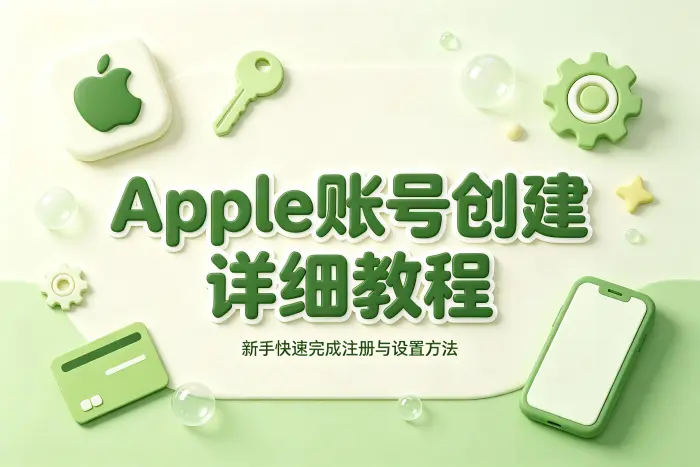 apple账号创建详细教程新手快速完成注册与设置方法