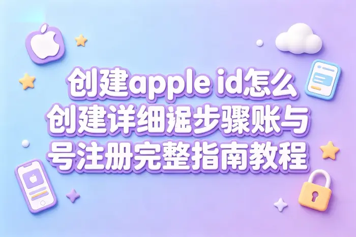创建apple id怎么创建详细步骤与账号注册完整指南教程