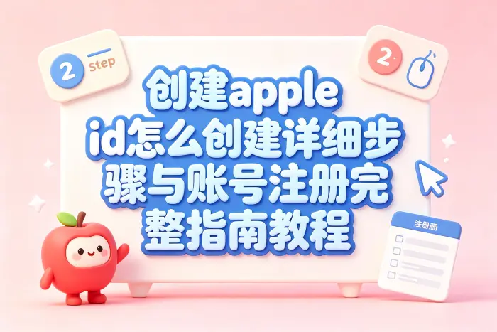 通过苹果设备创建 Apple ID 的步骤