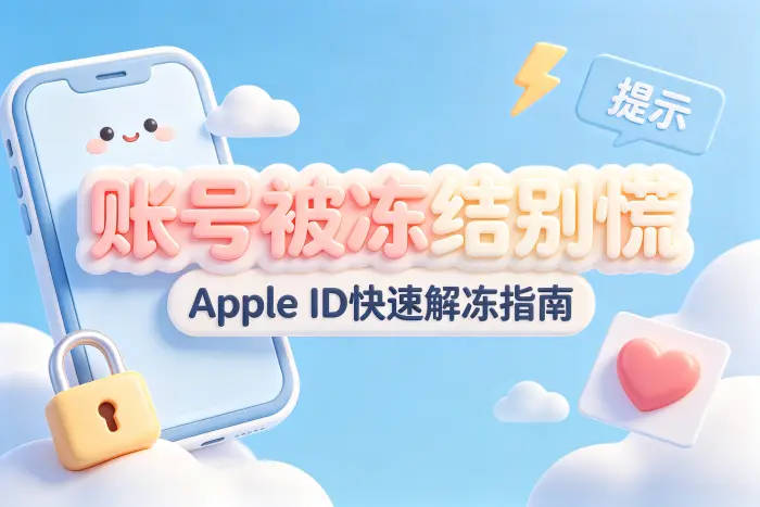 通过官方账户恢复流程解除冻结