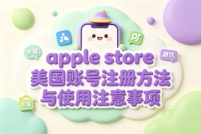注册美国区 Apple 账号的基本步骤