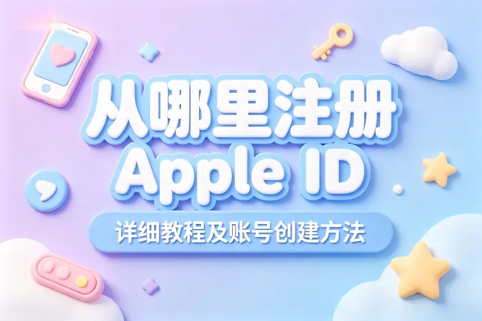 从哪里注册apple id详细教程及账号创建方法