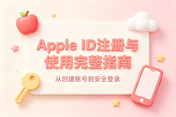 apple的id怎么注册使用及找回密码完整指南