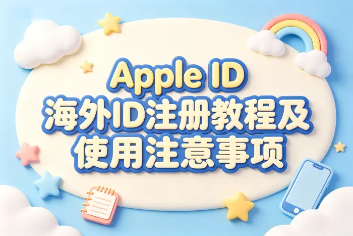 apple id 海外id注册教程及使用注意事项