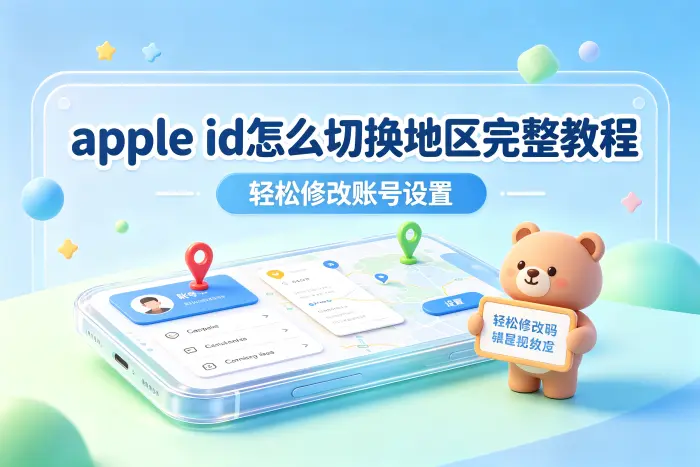 在 iPhone 或 iPad 上修改 Apple ID 地区