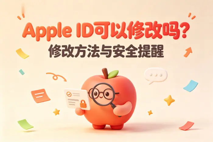 Apple ID 邮箱地址可以更换吗
