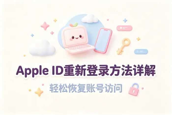 apple id重新登录方法详解轻松恢复账号访问