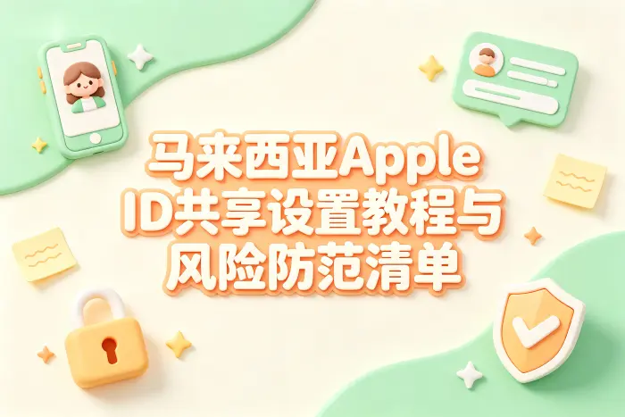 使用共享 Apple ID 前需要确认的事项