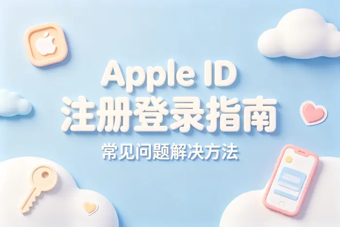 apple id帐户注册登录指南及常见问题解决方法