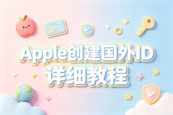 apple创建国外id详细教程轻松注册海外苹果账号