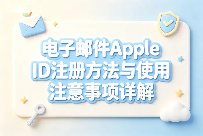电子邮件apple id注册方法与使用注意事项详解