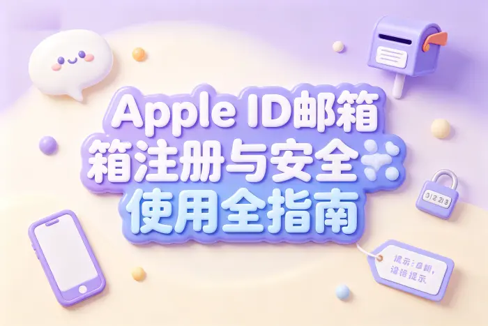 使用电子邮箱注册 Apple ID 的方法