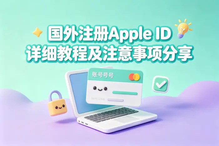 如何选择 Apple ID 注册地区