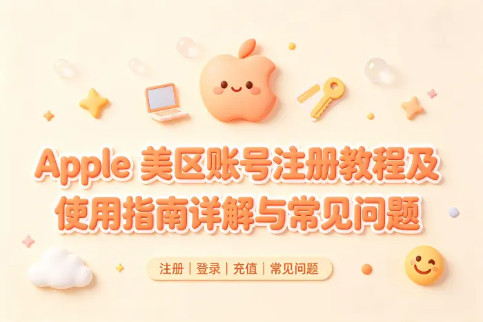 创建美区 Apple 账号的基本步骤