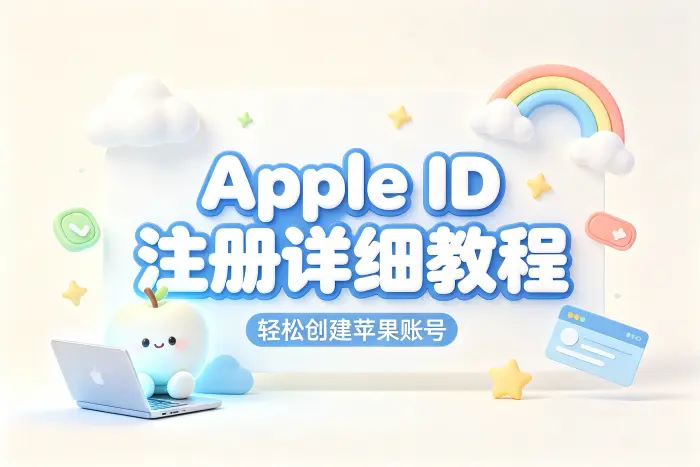 apple store id注册详细教程轻松创建苹果账号