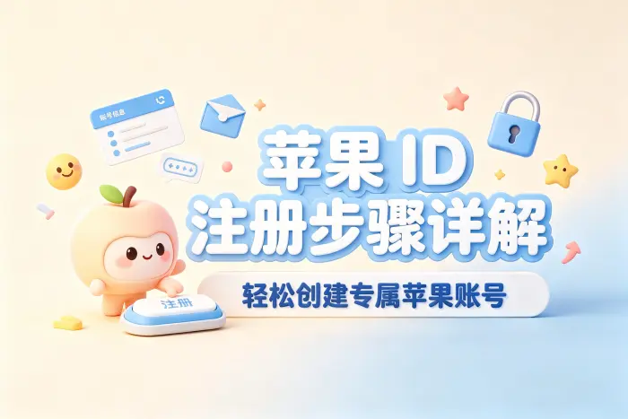 注册 Apple 账号时的注意事项