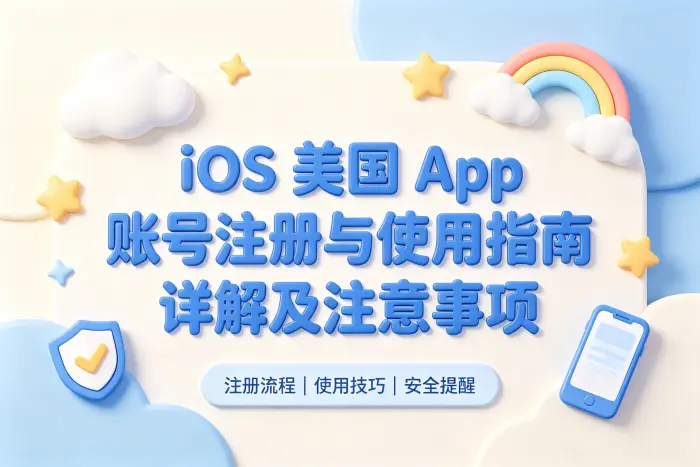 ios 美国 app 账号注册与使用指南详解及注意事项