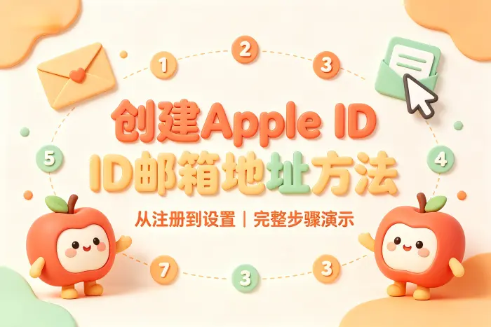 通过 iPhone 创建 Apple ID 并设置邮箱