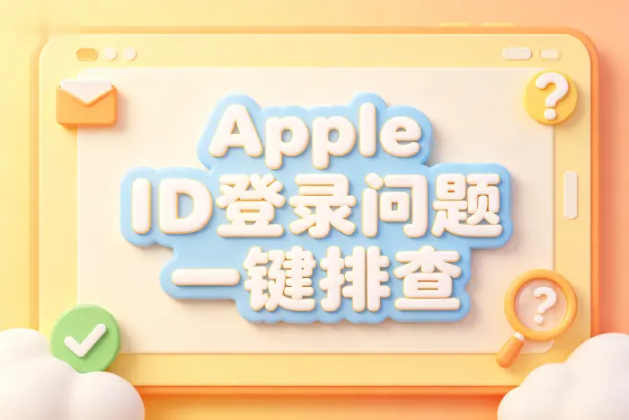 忘记 Apple 账户密码如何处理
