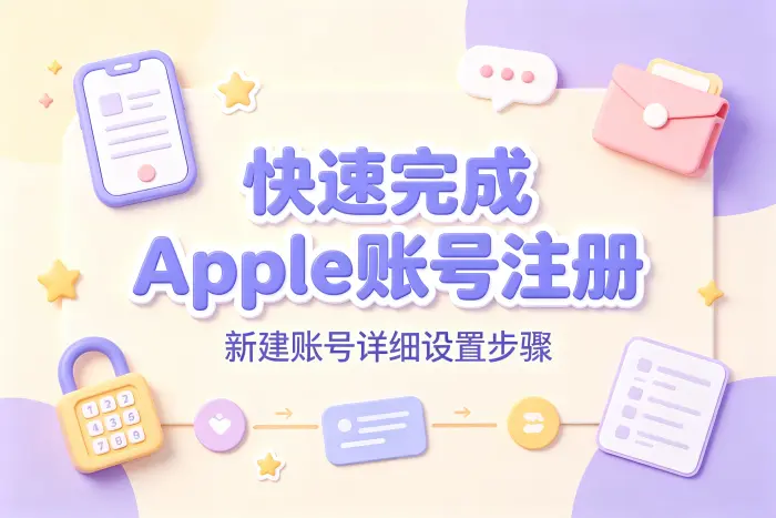 在iPhone或iPad上注册新账号
