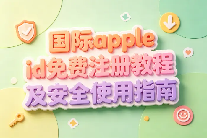 国际Apple ID的免费注册步骤