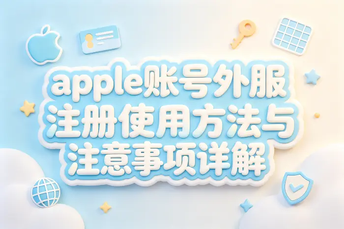 apple账号外服注册使用方法与注意事项详解