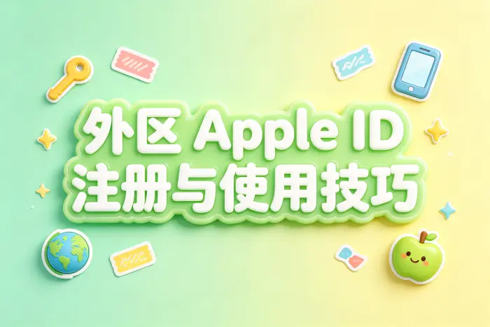 注册 Apple 外区账号的常见方法