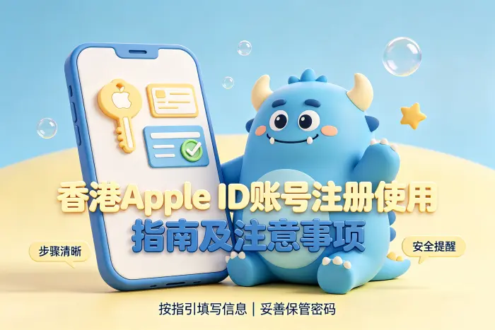 香港Apple ID账号注册步骤