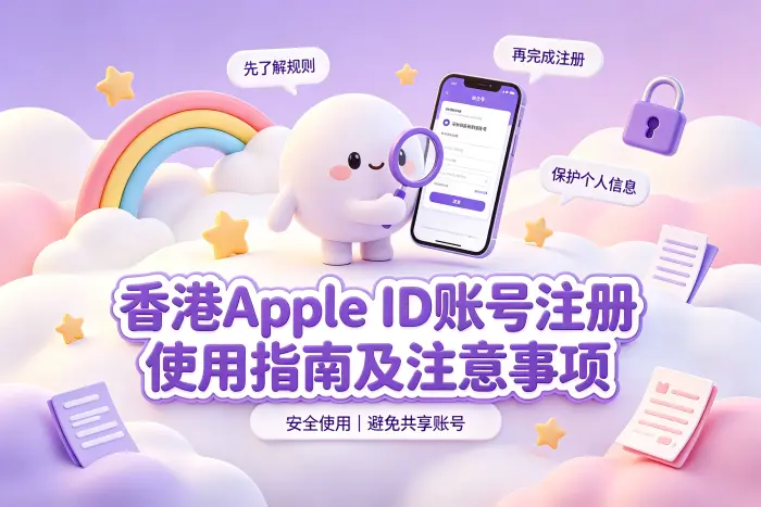 香港Apple ID账号适合哪些使用场景