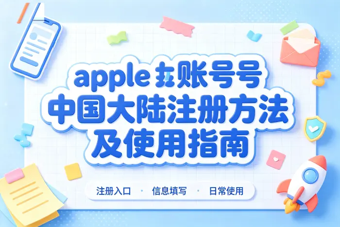 中国大陆账号与其他地区账号的区别