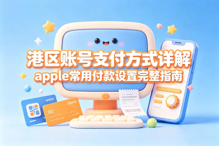如何查看和添加港区账号付款方式
