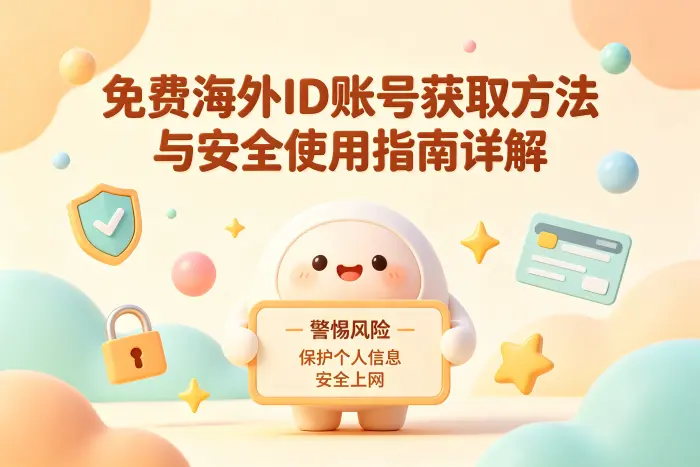 选择免费海外账号还是自己注册