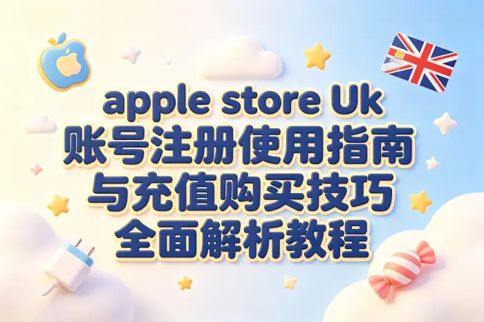 apple store uk 账号注册使用指南与充值购买技巧全面解析教程